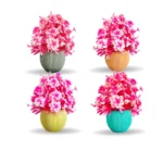 Pink Blossom Mini Artificial Potted Plants