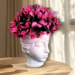 Goddess Bust Faux Plant Planter